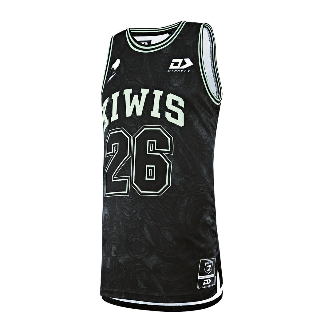 New Zealand Kiwis Adults Basketball Singlet - Green