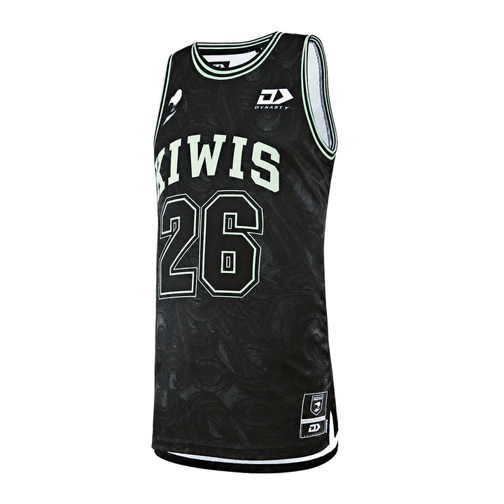 New Zealand Kiwis Adults Basketball Singlet - Green