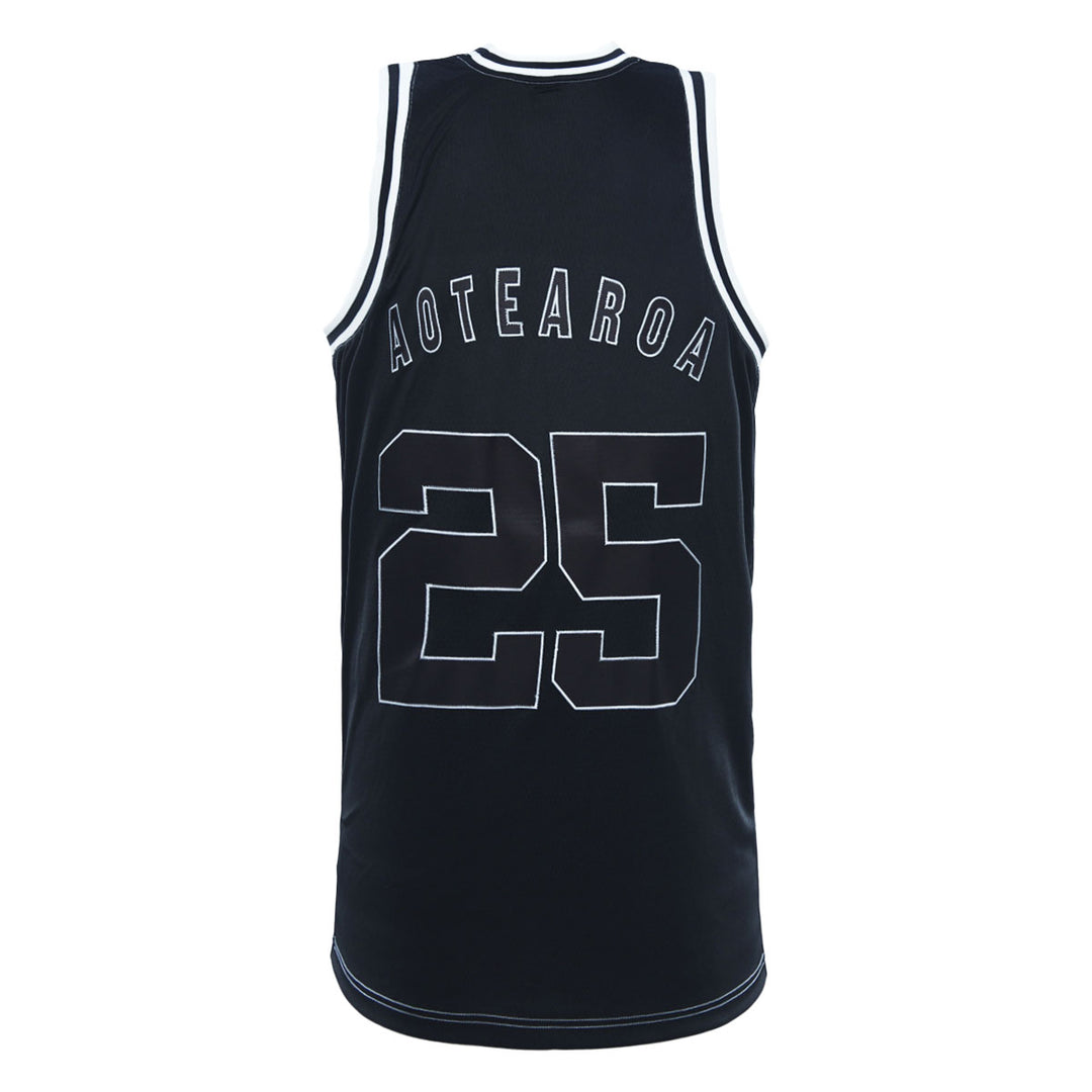 2025 Kiwis Mens Basketball Singlet - Black