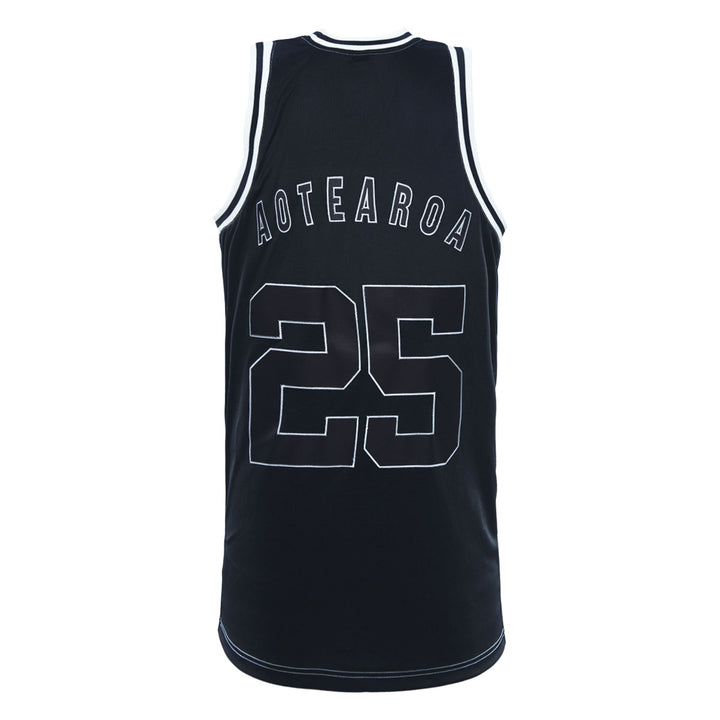 2025 Kiwis Mens Basketball Singlet - Black