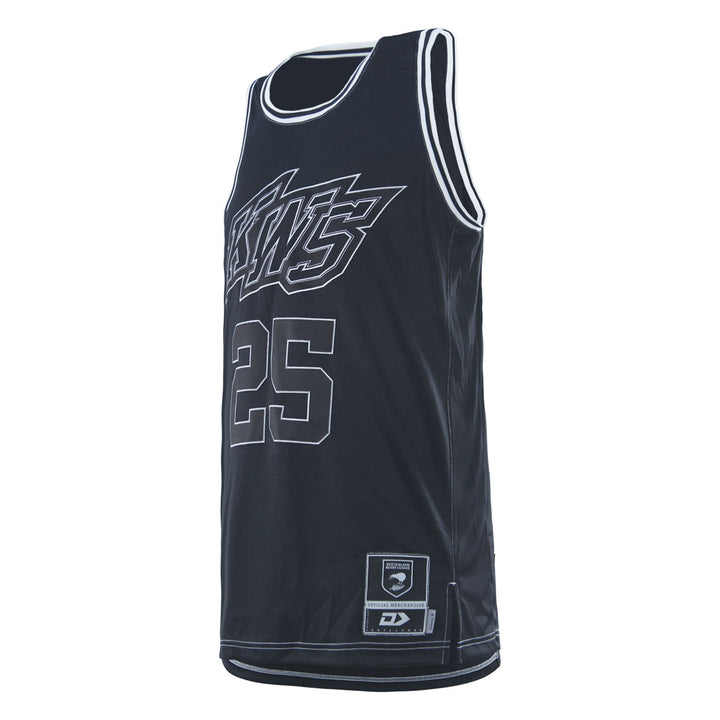 2025 Kiwis Mens Basketball Singlet - Black