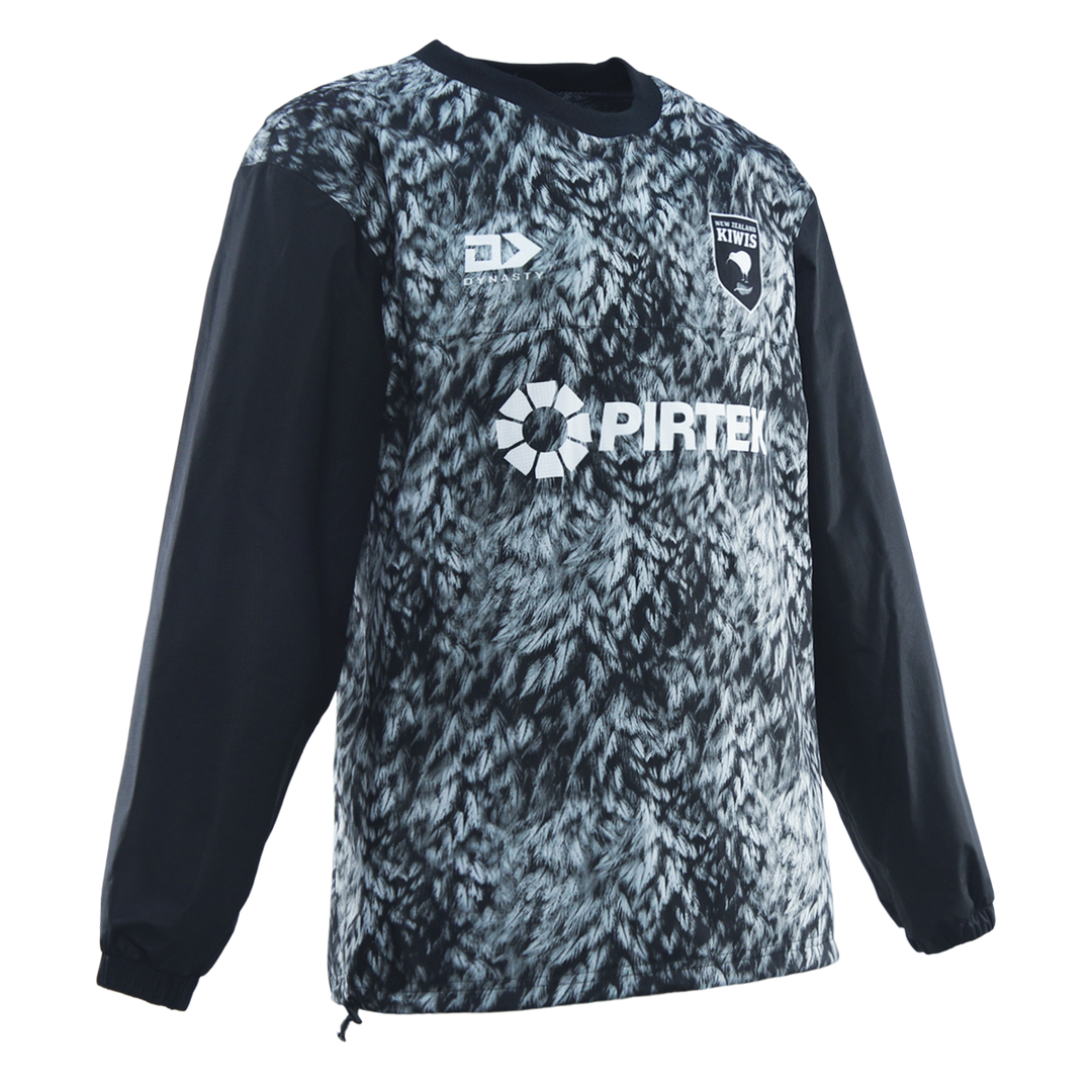 2025 Kiwis Mens Wet Weather Pullover Jacket - Black