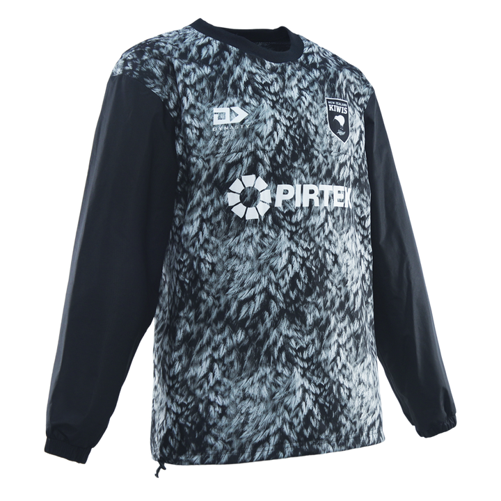 2025 Kiwis Mens Wet Weather Pullover Jacket - Black