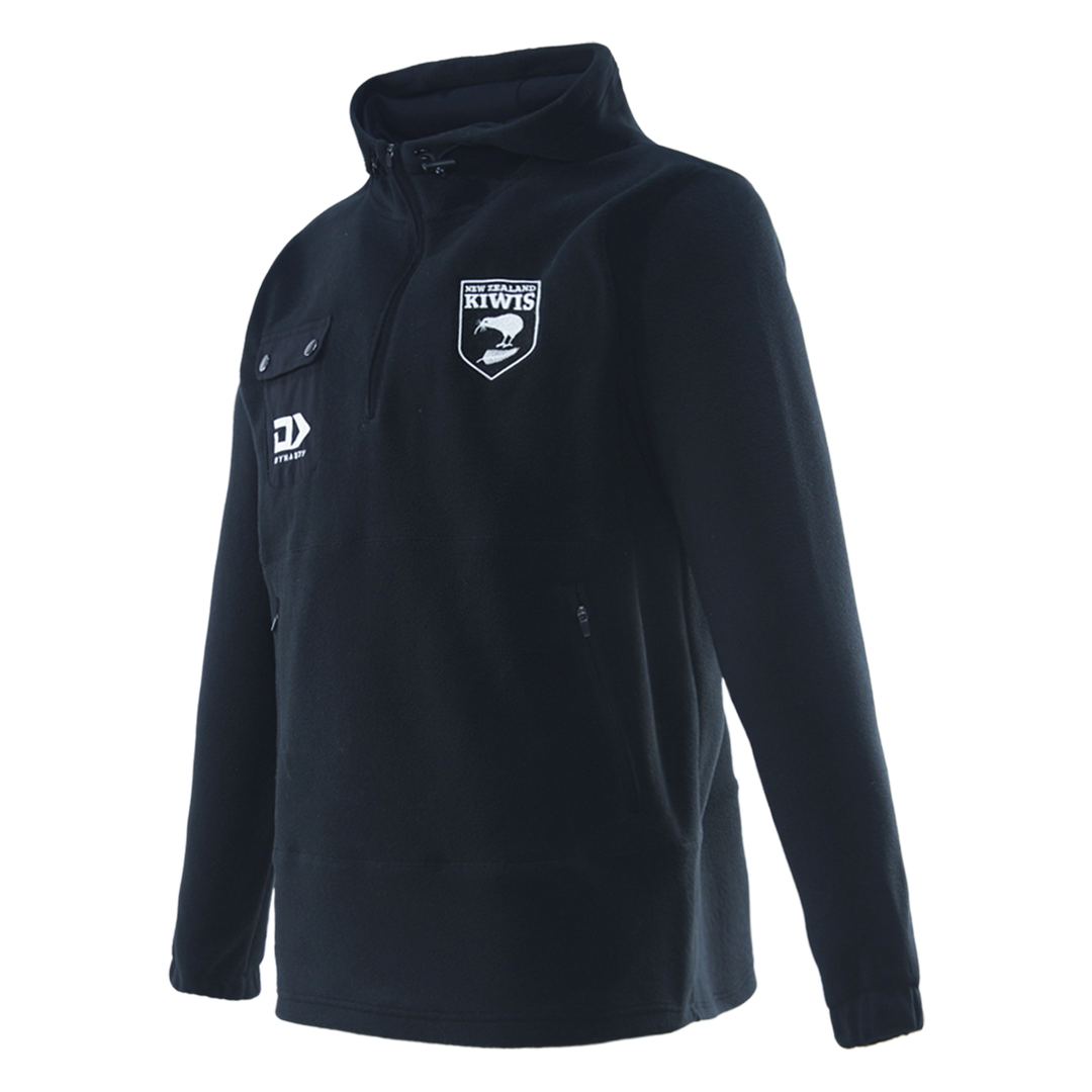 2025 Kiwis Mens Microfleece Quarter Zip Jacket - Black