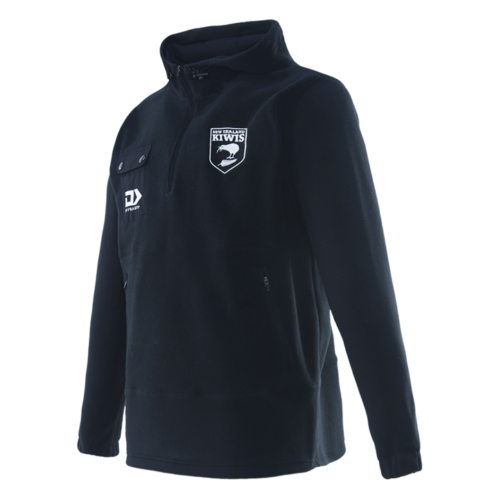 2025 Kiwis Mens Microfleece Quarter Zip Jacket - Black