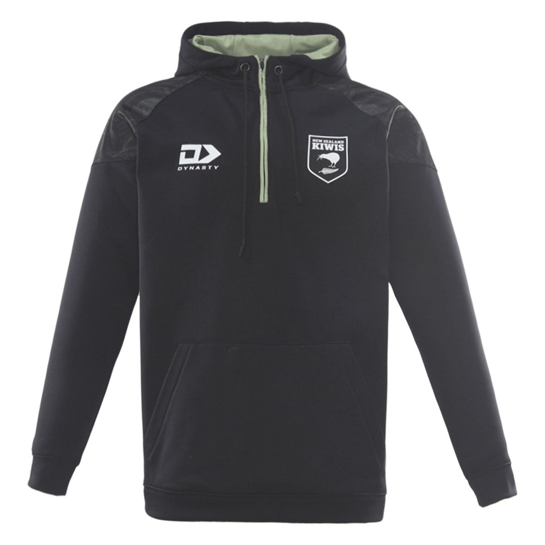New Zealand Kiwis RL Adults 1/4 Zip Performance Hoodie