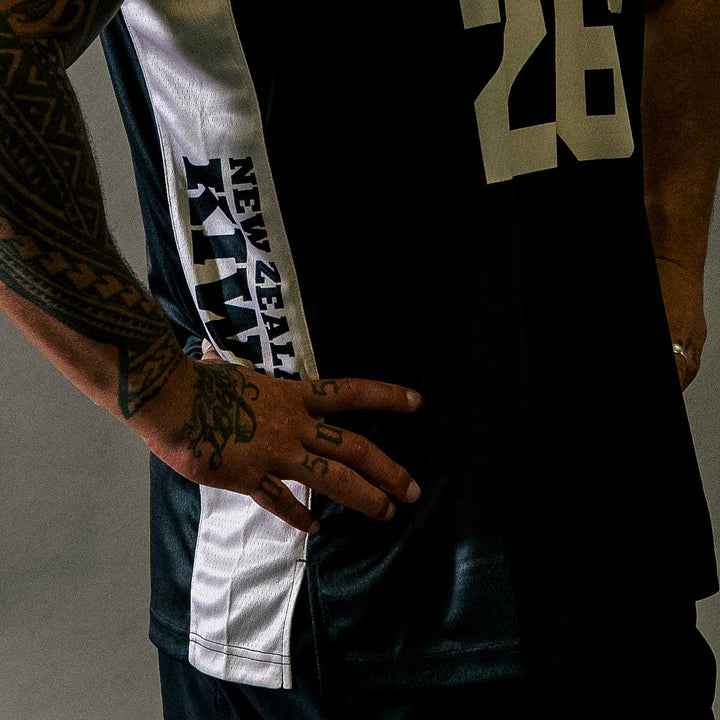 New Zealand Kiwis Adults Basketball Singlet - Beige