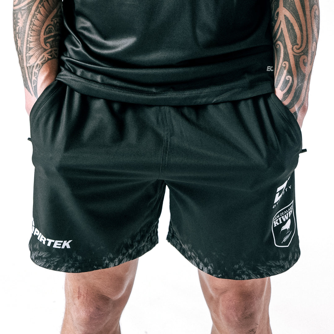 2025 Kiwis Mens Gym Shorts - Silver