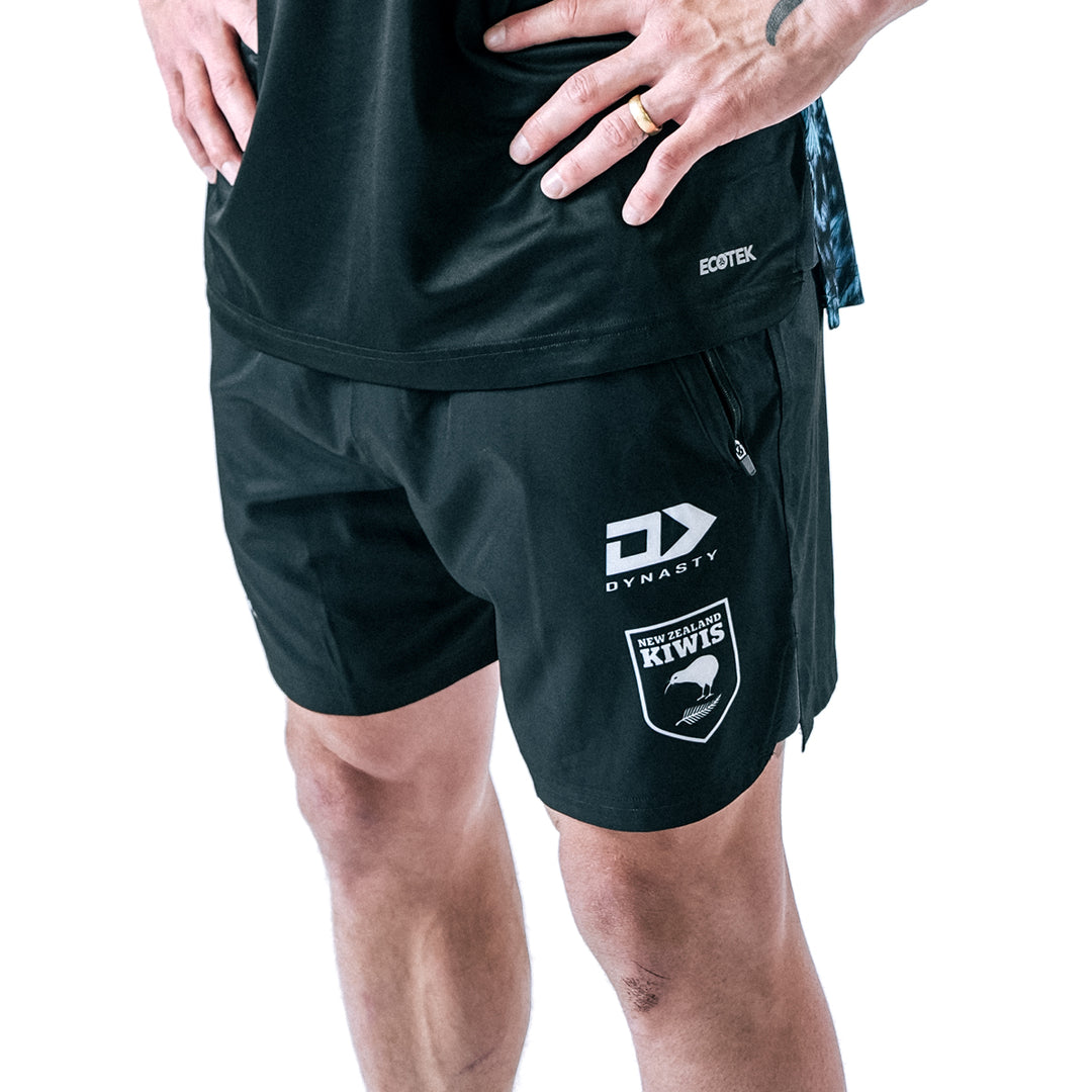 2025 Kiwis Mens Gym Shorts - Black