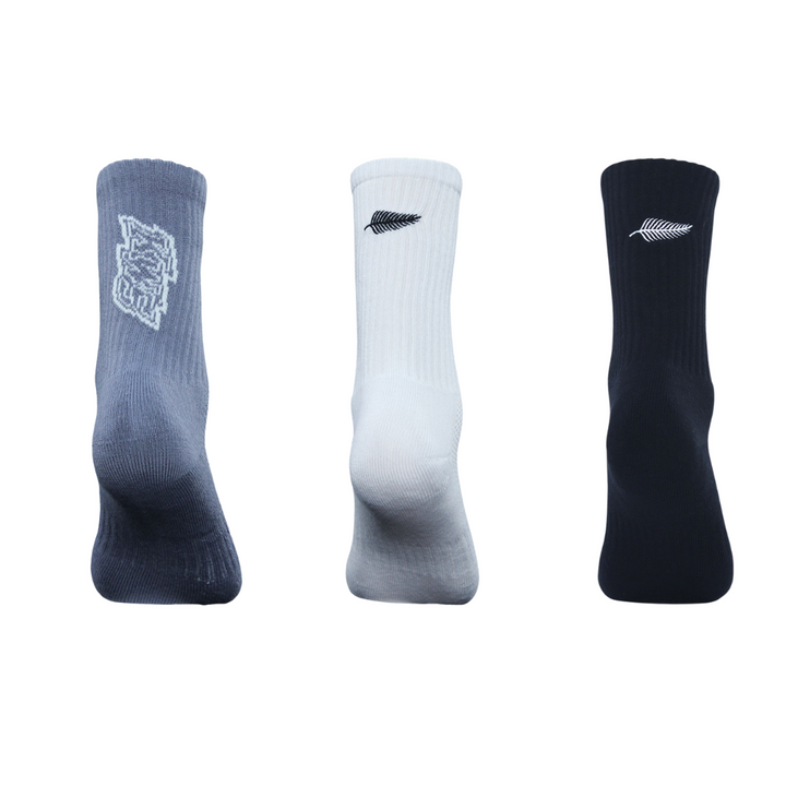 2025 Kiwis 3 Pack Crew Sock - Assorted