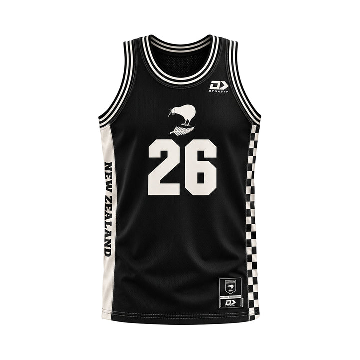 New Zealand Kiwis Adults Basketball Singlet - Beige